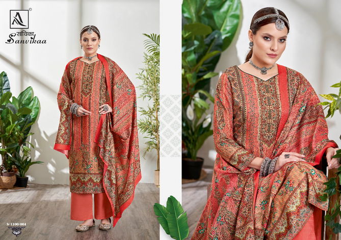 Alok Sanvikaa  Winter Wear Wholesale Dress Material Collection